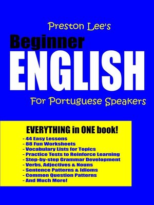cover image of Preston Lee's Beginner English For Portuguese Speakers